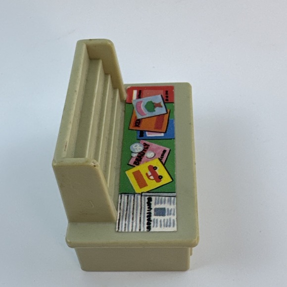 Vintage 1970s Fisher Price Little People‎ Sesame Street News Stand Plastic - Picture 5 of 8